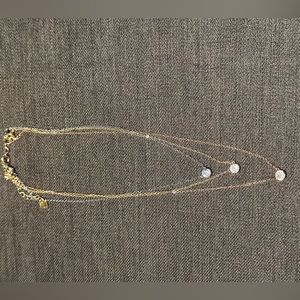 Park Lane 3 layer, trim colored necklace